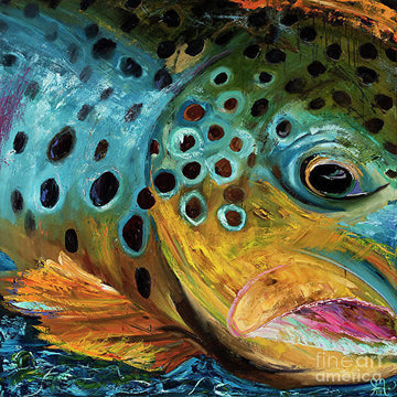 Jodi Monahan Art at Lightweight Fly Shop: Original Oil Paintings Inspired by the Water
