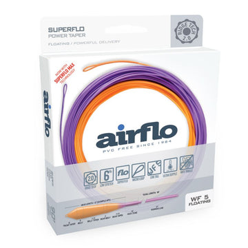 Airflo Superflow Ridge Power Taper - Sunburst/Purple