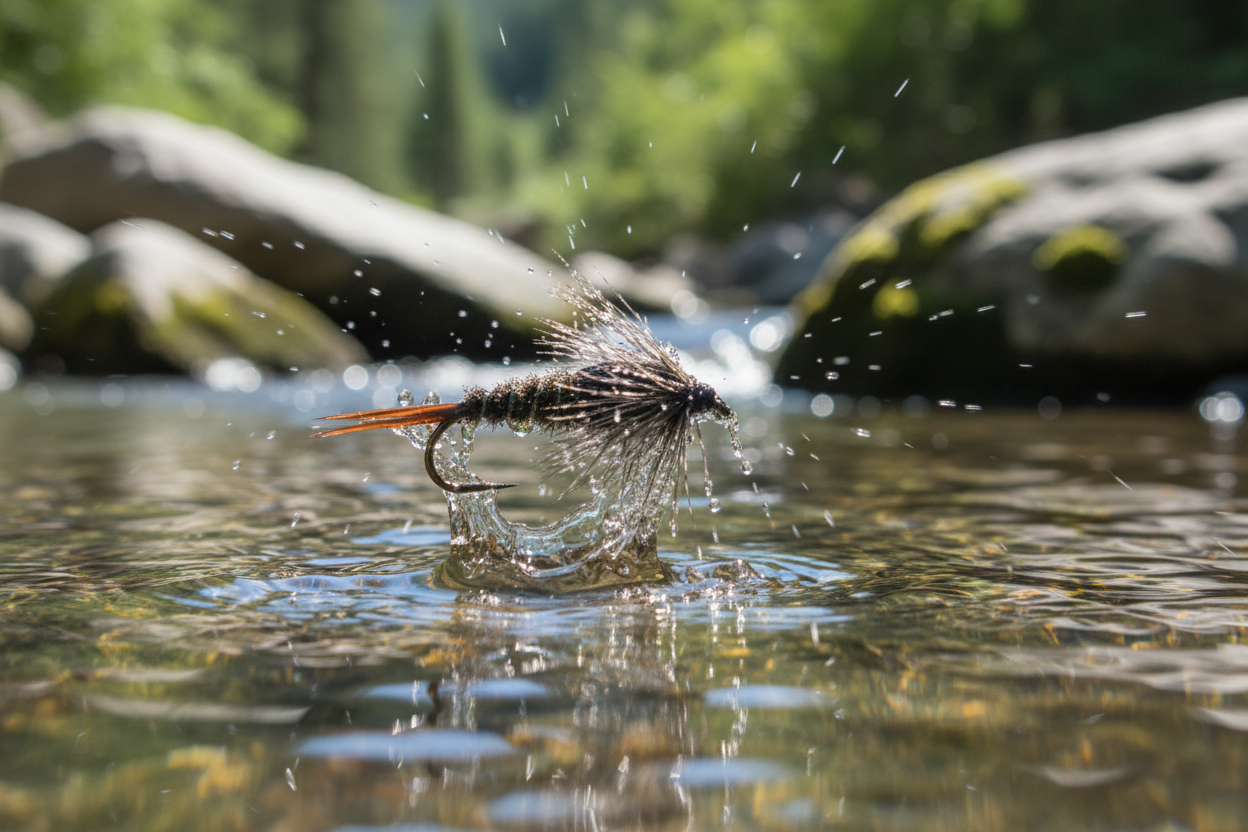 20 Incher fly without fishing line