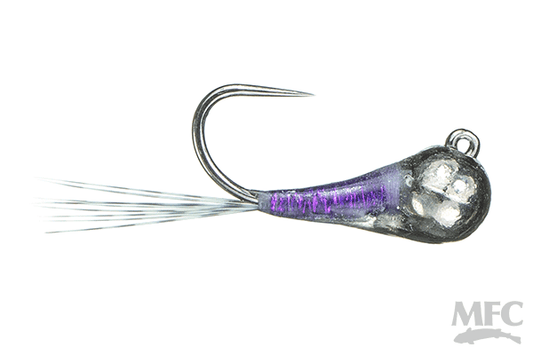 Barbless Jig Perdigon - Purple/Fl. Pink