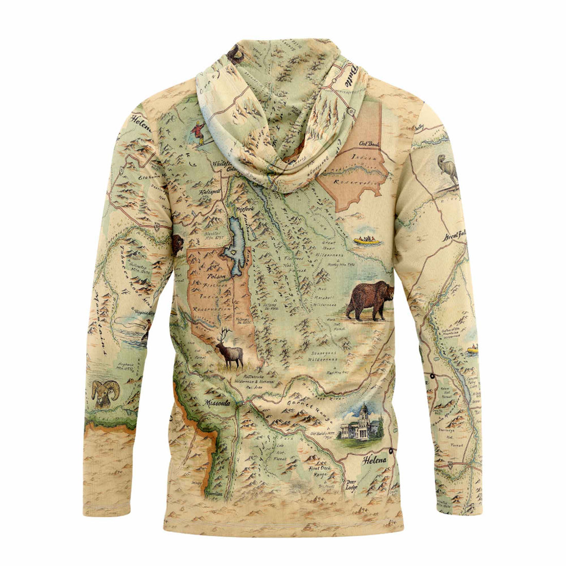 Xplorer Map Sun Hoodie