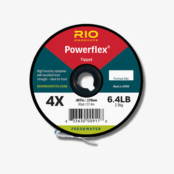 Powerflex Tippet 3 Pack 4X-6X